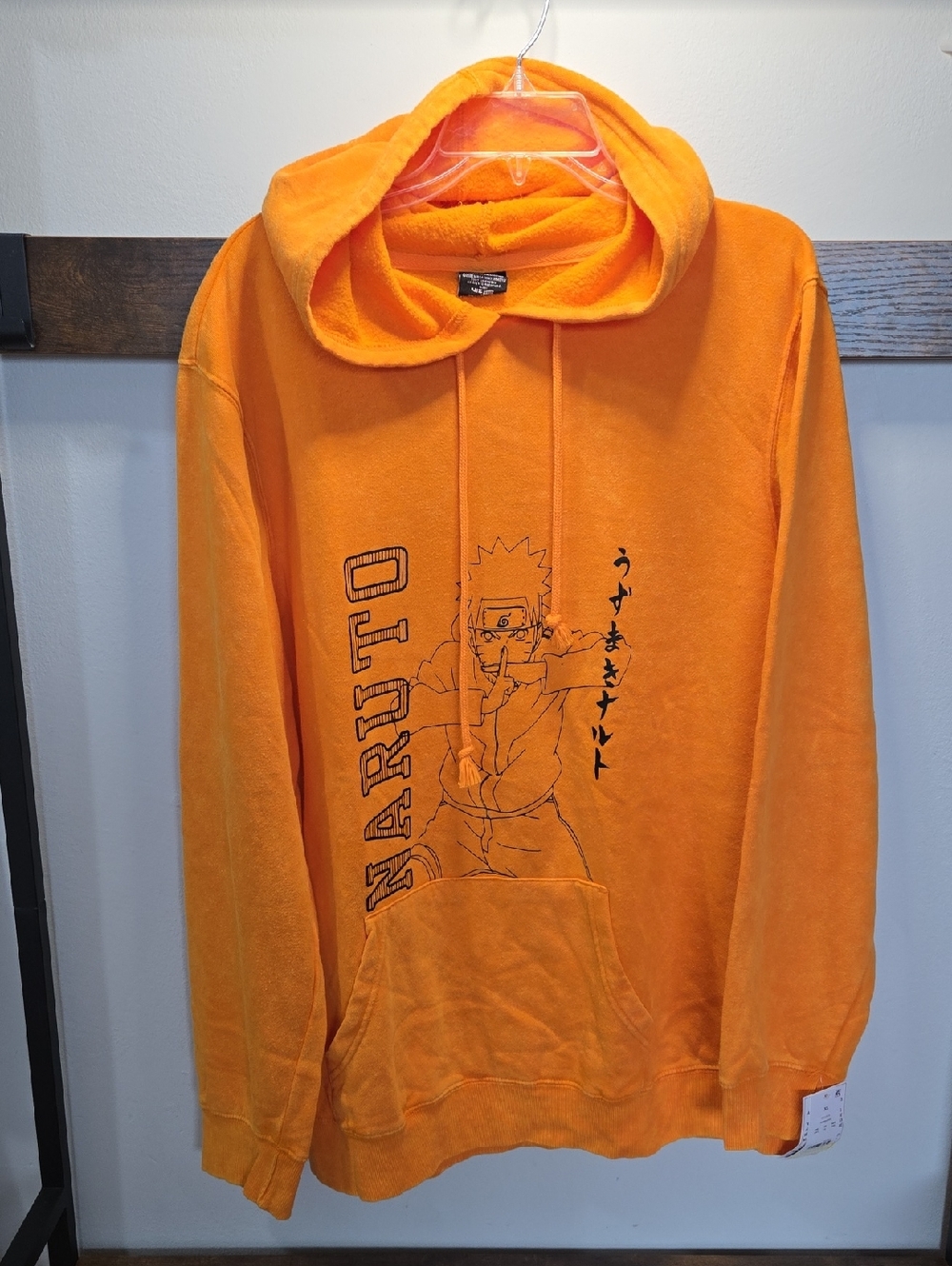 Naruto Graphic Hooded Sweatshirt - Orange